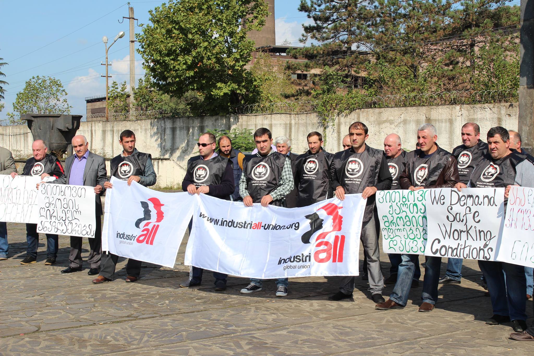 MMTUK members stage protest against the initially proposed amendments in the labour code