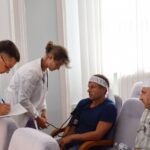 Medical checkup of hunger-striking miners