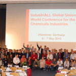 Participants de la Conférence mondiale de l’industrie de la chimie d’IndustriALL