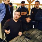Mellal Raouf, au centre, président du syndicat SNATEGS