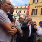 Protesta en Roma, foto de Femca-Cisl