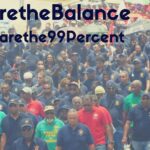 Workers marched in protest at the massive inequality in the country, which affects 99 per cent of the population.