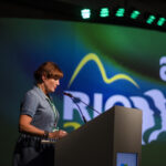 Marie Nilsson at IndustriALL Congress in Rio 2016 - IndustriALL
