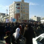 29 December 2017 protest in Kermanshah, Iran. Picture; VOA via Wikimedia Commons