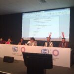 Members of the Asháninka community in Peru address trade union delegates at COP-20, the UN climate change conference