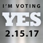 "Yo voy a votar que SÍ el 2.15.17"