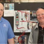 Chris Crump and Rocky Dialcovo at the UAW-Ford Technical Training Center