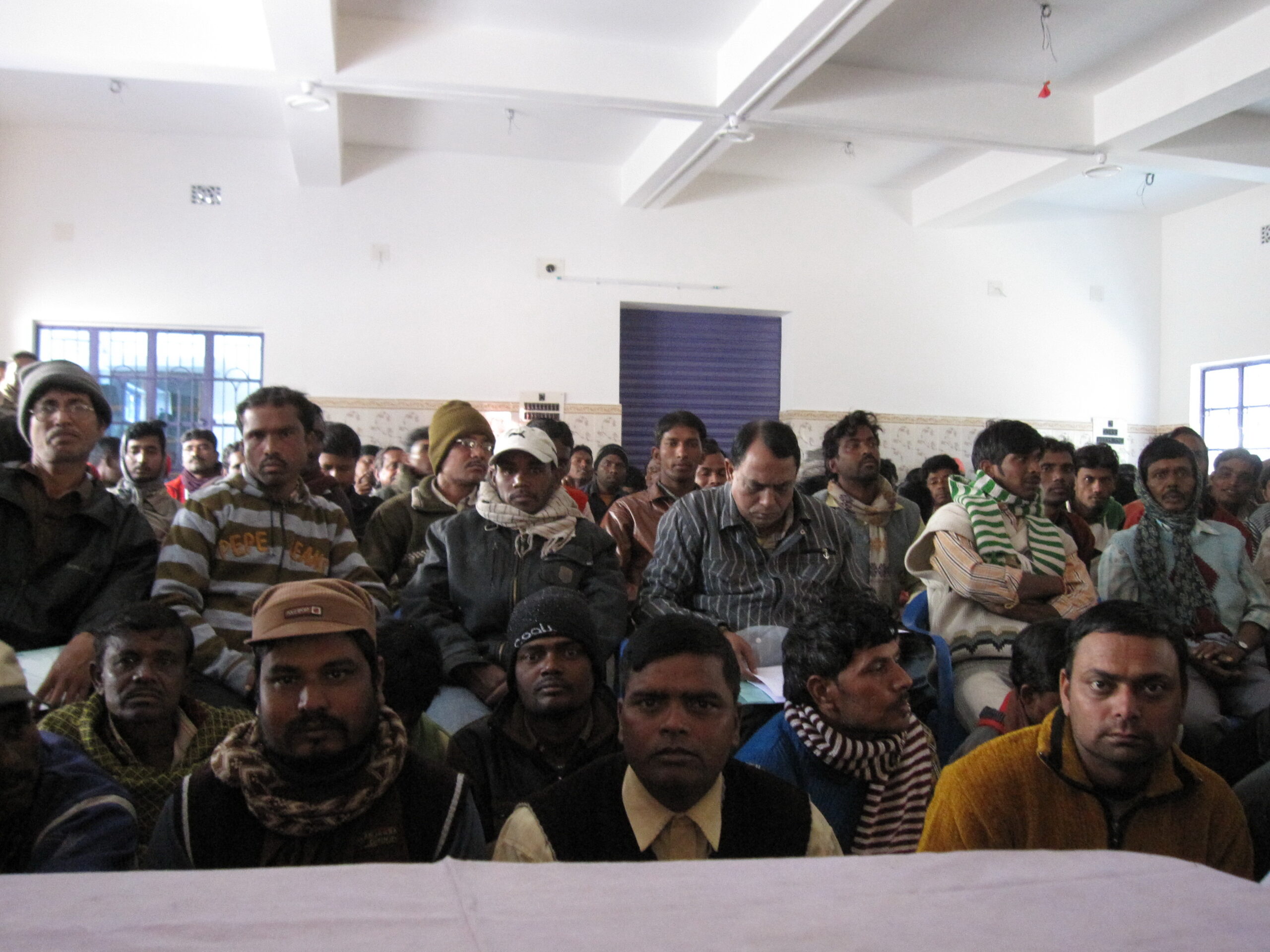Contract workers at Asansole