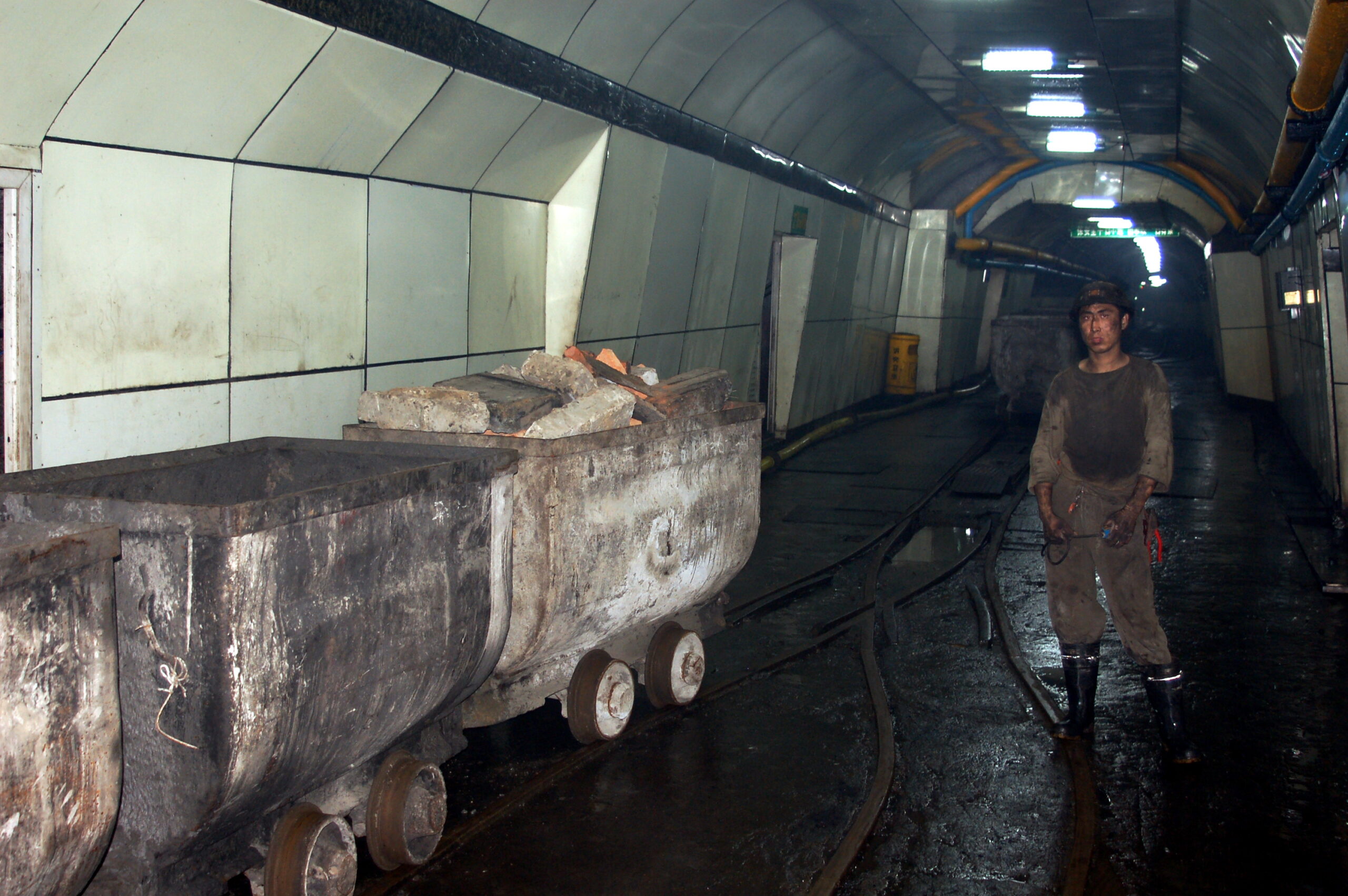 Mineur dans la ville chinoise de Xingtai. Les mines de charbon chinoises sont les plus dangereuses au monde. Photo: WikiCommons/ZHart 