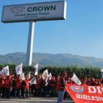 Manifestation devant le site de Crown de Kartepe, Izmit en Turquie le 21 octobre