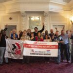 With members of the London Mining Network