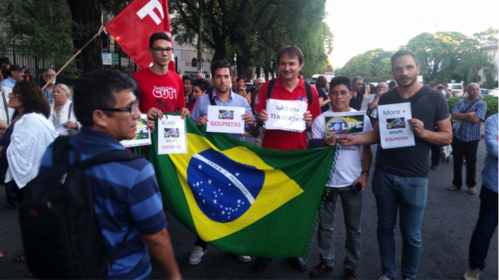 La movilización de apoyo a Dilma Rousseff y al ex-presidente Luiz Inácio Lula da Silva