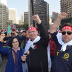 El secretario general de la IndustriALL, Valter Sanches, en una misión de solidaridad a Corea del Sur