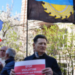 A demonstration in Kyiv, Ukraine