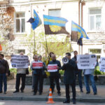 A demonstration in Kyiv, Ukraine