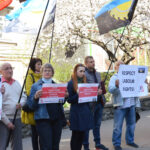A demonstration in Kyiv, Ukraine