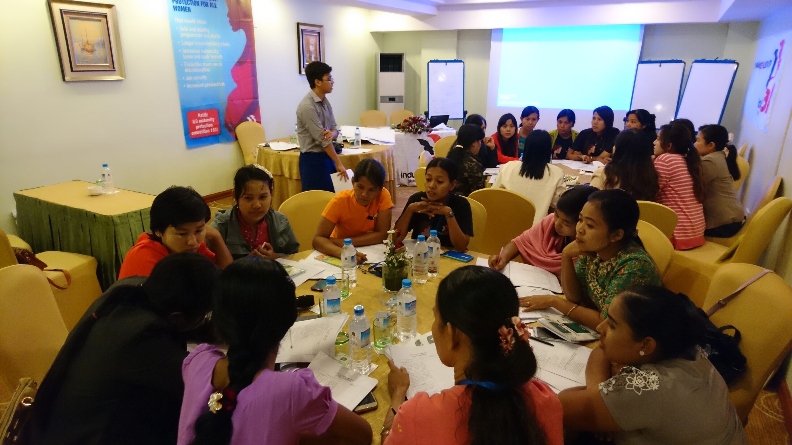 Taller de IndustriALL en Myanmar, diciembre de 2016