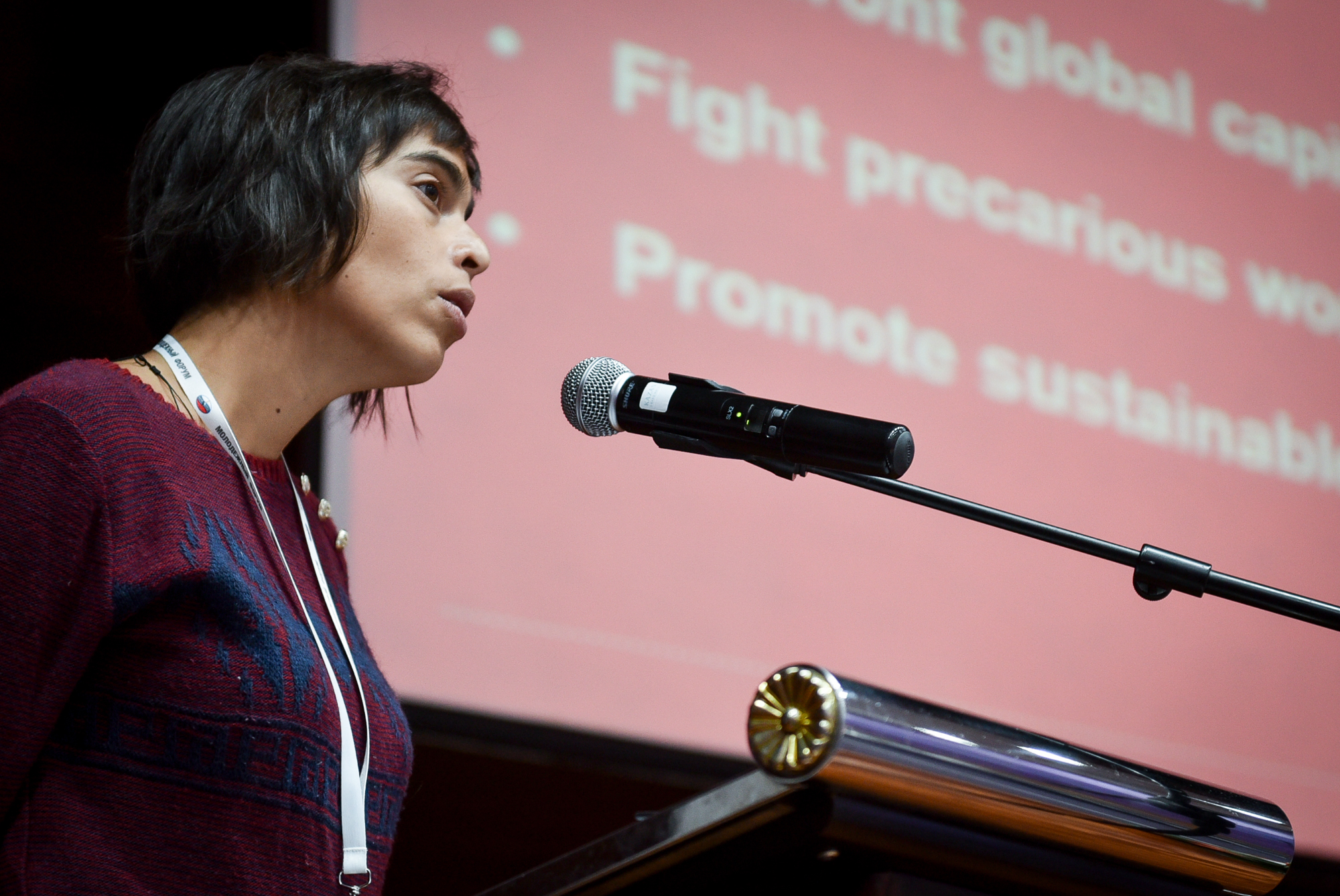 Сара Флорес, руководитель отдела глобальных молодежных проектов IndustriALL 
