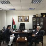 Réunion avec le ministre palestinien du Travail 