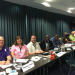 Participants from Canada, South Africa, USA and Iceland at the Rio Tinto Network in Brisbane, Australia.