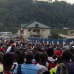 Les travailleurs de la mine Tarkwa de Gold Fields en grève contre les licenciements en mars 2018 
