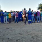 Workers are in shock and disbelief at the surprise announcement that the mines will close, leading to more than 6,000 job losses. 