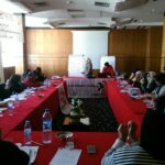 Las mujeres organizaron la reunión con motivo del Día Internacional de la Mujer.
