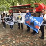 Unions from as far as Australia attended the meeting in London, UK. 