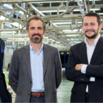 Aleix Gonzalez, Félix Poza et Indalecio Pérez du département de la Responsabilité sociale des Entreprises chez Inditex