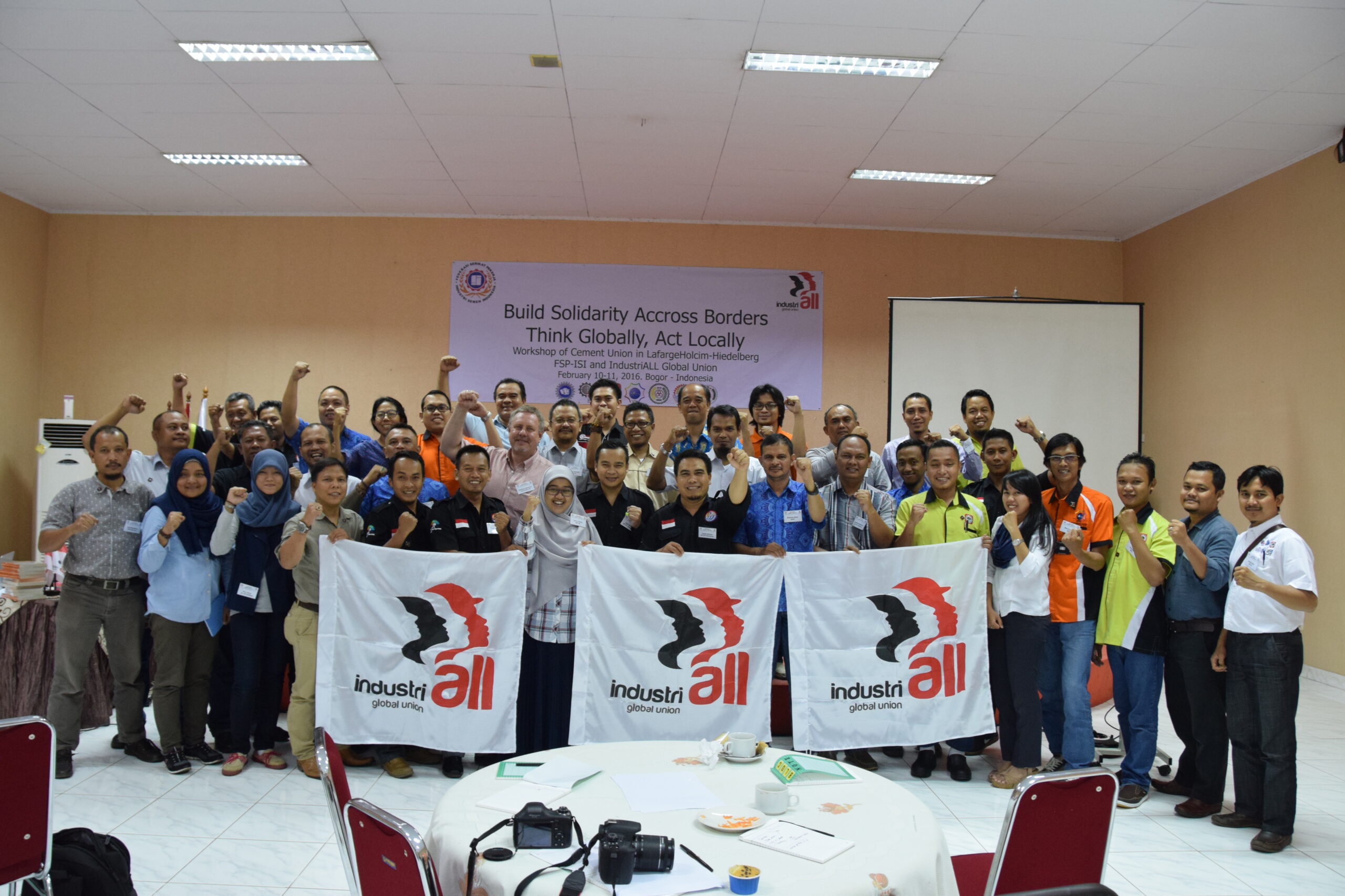 Atelier pour les syndicats du ciment, Bogor (Indonésie), 10-11 février 2016 