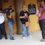 IndustriALL affiliate unions are interviewed about the march by CNN news channel. 