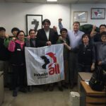 Visite de solidarité à la KCTF