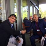 Кемаль Озкан и Эрлан Балтабай на Международной конференции труда МОТ, Женева, июнь 2017 года
