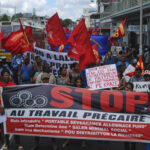 Workers in Mauritius took to the streets in October to demand decent work. 