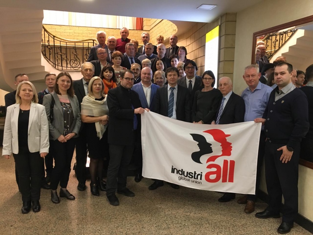 Réunion nationale des affiliés d’IndustriALL Global Union d’Ukraine le 18 mars 2019