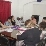 Integrantes de la misión de investigación en Sri Lanka
