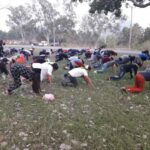 Workers had to undergo a 4-day military training camp before being allowed back to work.