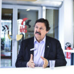 Napoleon Gomez au siège d’IndustriALL à Genève, en Suisse, le 8 juin. 