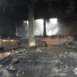The burned out factory (Photo: Kentex fire fact-finding mission)