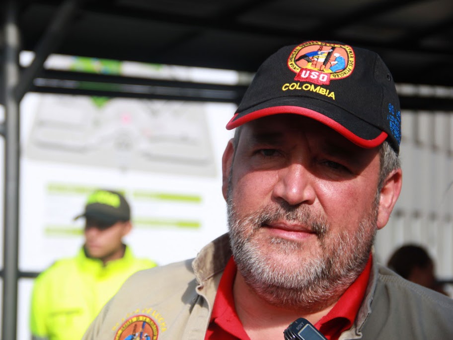 Des menaces de mort ont été proférées contre le leader du syndicat USO Rodolfo Vecino Acevedo et sa famille.