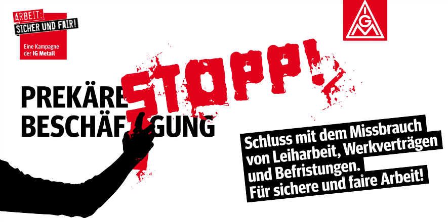 IG Metall Slogan