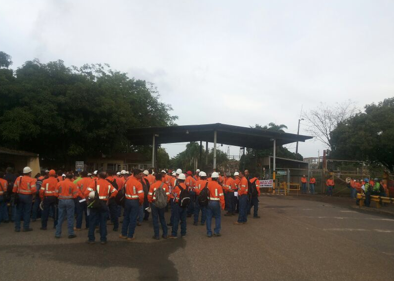 Workers at BHP Billiton, Colombia