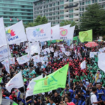 In Jakarta 50,000 people marched to the President’s Palace.