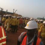 Los trabajadores en Nord Gold Bissa
