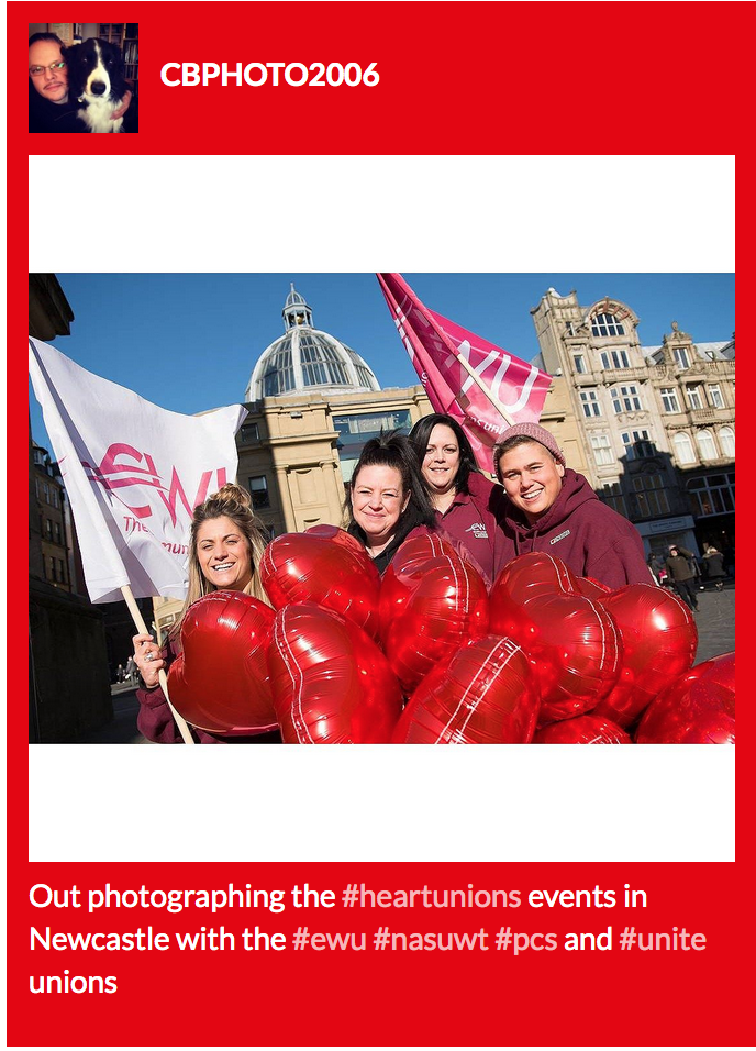 #heartunions action on social media (photo credit heartunions.org)