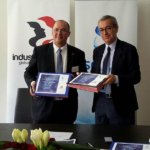 Valter Sanches, IndustriALL General Secretary, Jean-Pierre Clamadieu, CEO, Solvay. Photo: Solvay Group