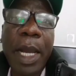 A screen shot from the video of ZCTU SG Japhet Moyo calling for a general strike