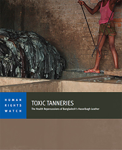 Cover page of the new report released by Human Rights Watch 