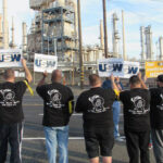 La section locale 5 de l'USW réclame la sécurité à la raffinerie Chevron de Richmond. Source : USW 