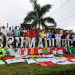 Brazilian unions mark the one month anniversary of the Brumadinho dam collapse. 